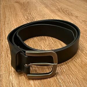 Dickies Black Genuine Leather Belt